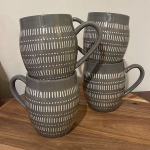 Baum Tangier grey and orange mugs